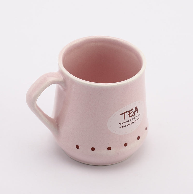 Ceramic Pastel Tea Mugs- Set of 6