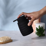 Rounded Swirl Soap Dispenser- Black