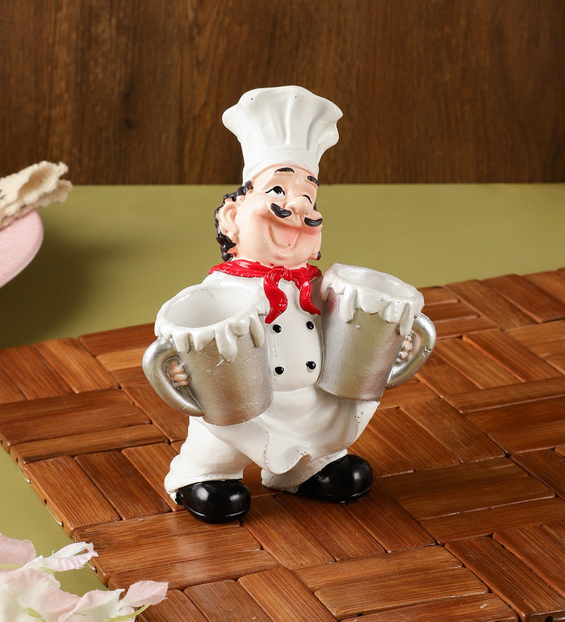 Ceramic Chef Toothpick Holder