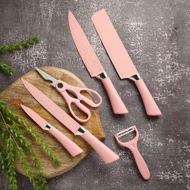 Pink Knife Set