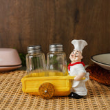 Ceramic Gourmet Chef Salt and Pepper Shaker