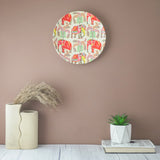 Colourful Elephant Wall Plate