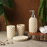 Coffer Bath Accessory Set- Beige