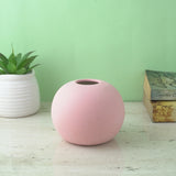 Modern Globe Ceramic Vase- Pink