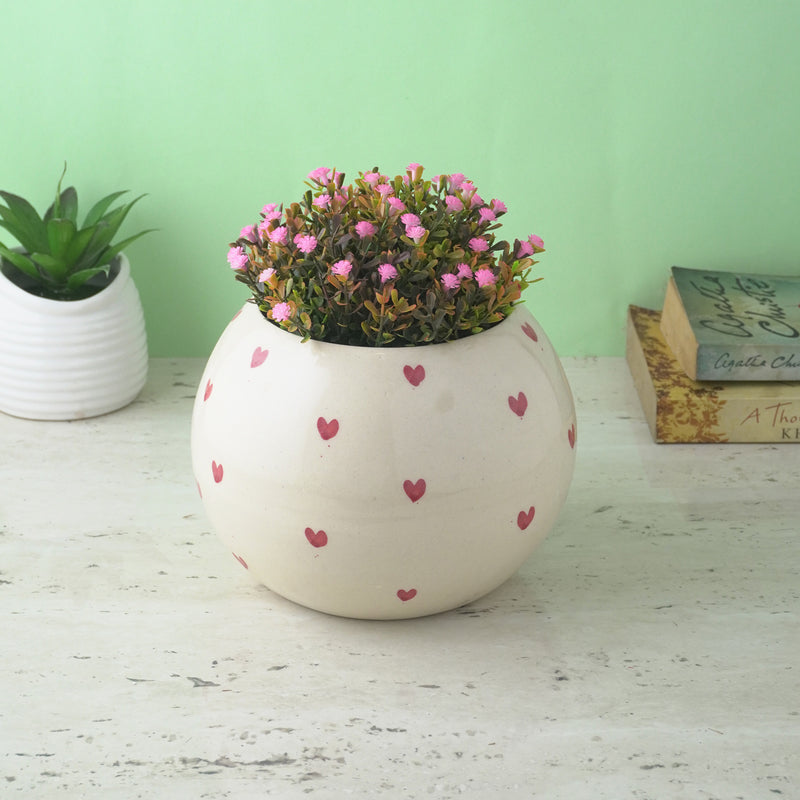 Heart Ceramic Planter