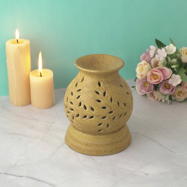 Ceramic Oil Diffuser- Rustic Brown