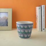 Worli Art Ceramic Planter- Blue