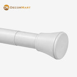 Extendable Metal Curtain Tension Rod – No Drill Spring Loaded Anti-Skid Rod