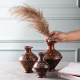 Wooden Vase- Walnut (Set of 3)