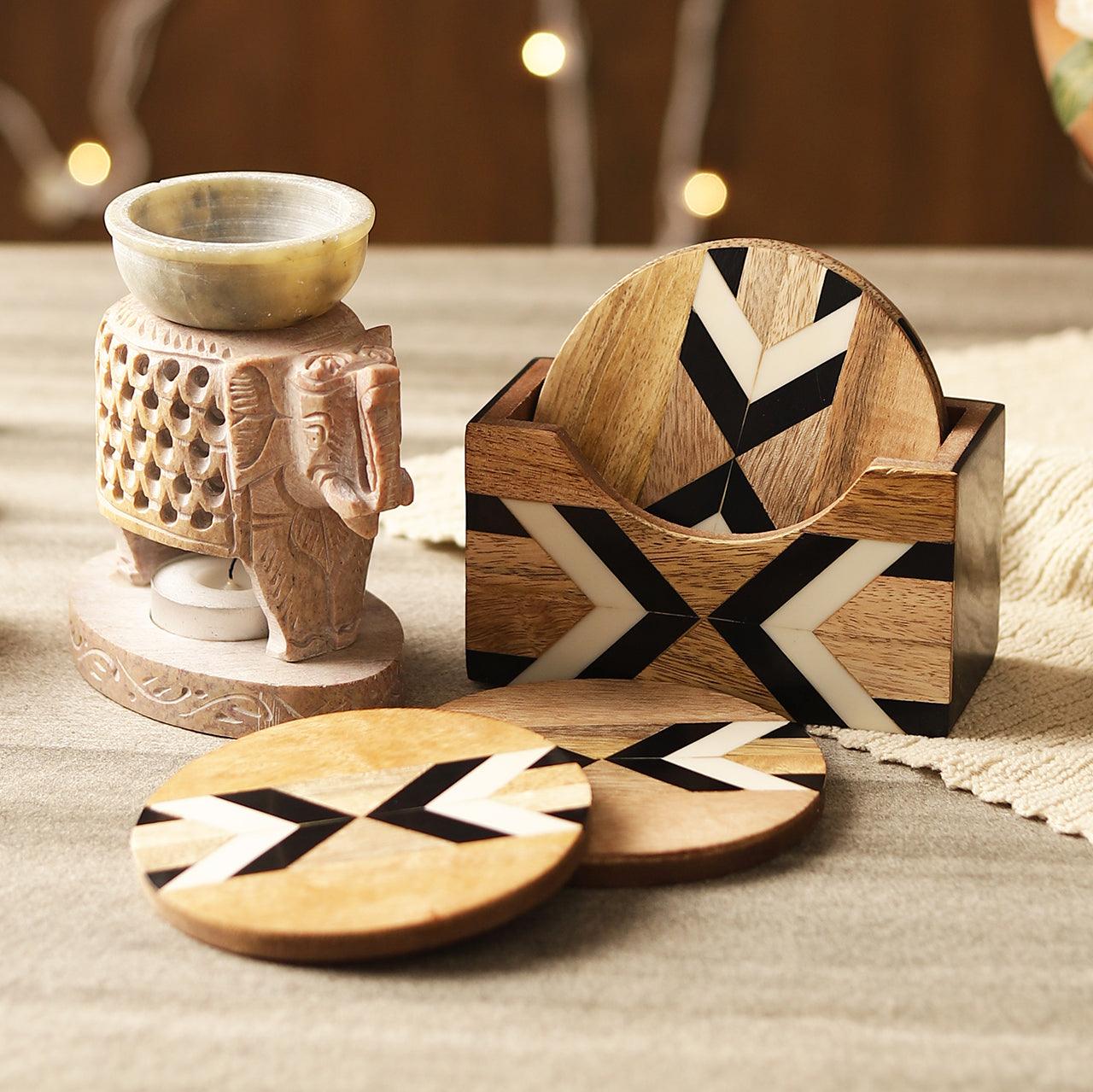 Coaster and Difuser Combo- Elephant – The Decor Mart