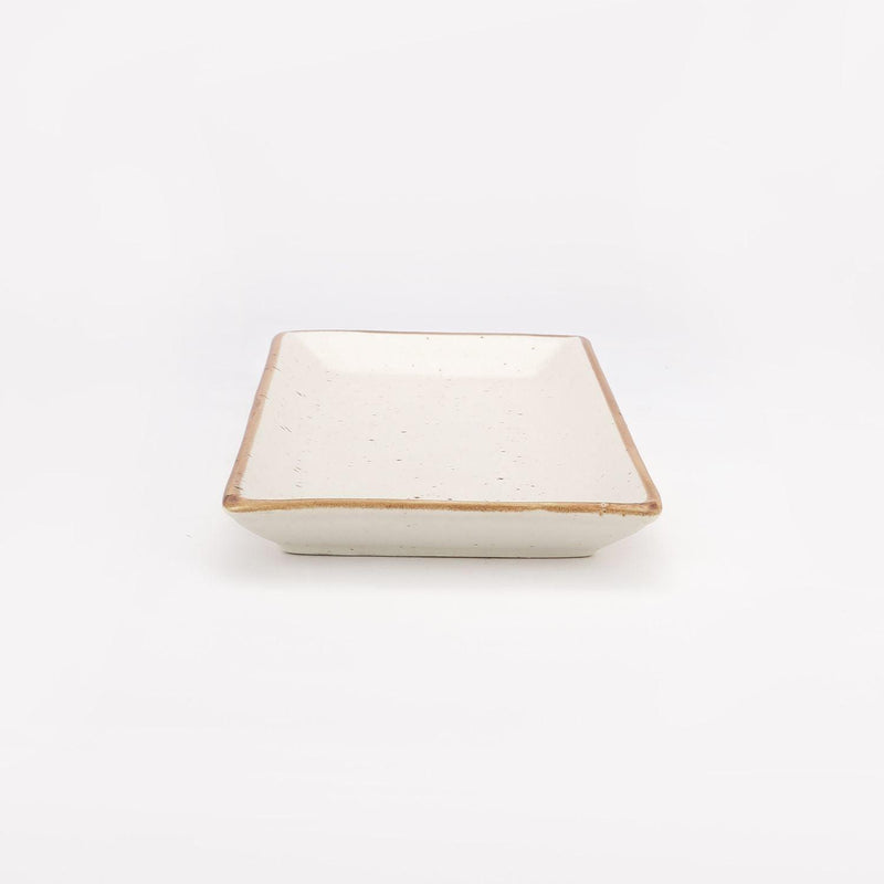 Ceramic Aesthetic Beige Platter - The Decor Mart 