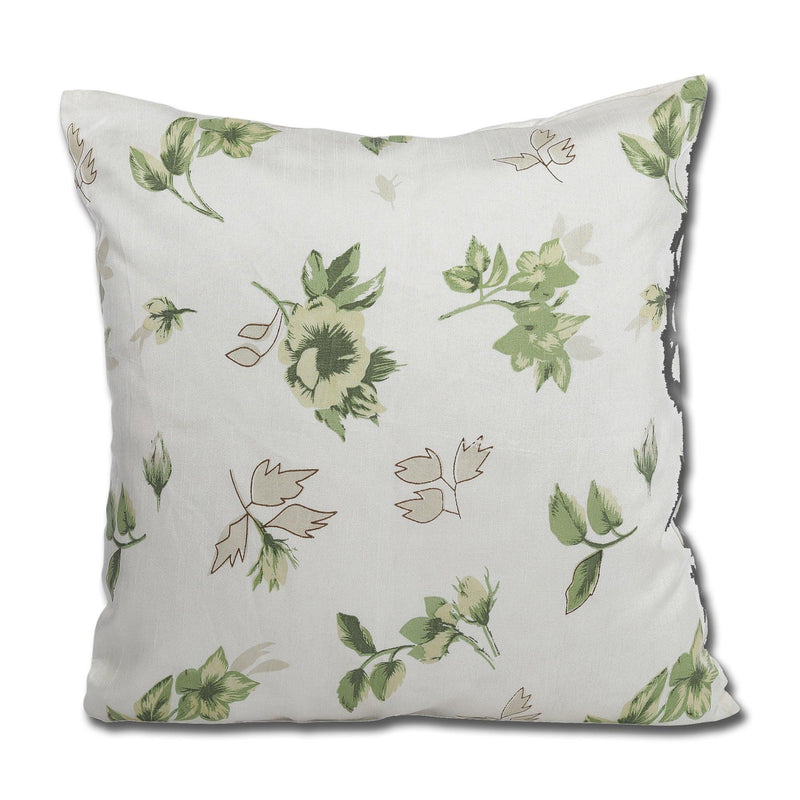 Cotton Print Cushion Cover- Green (Set of 5) - The Decor Mart 