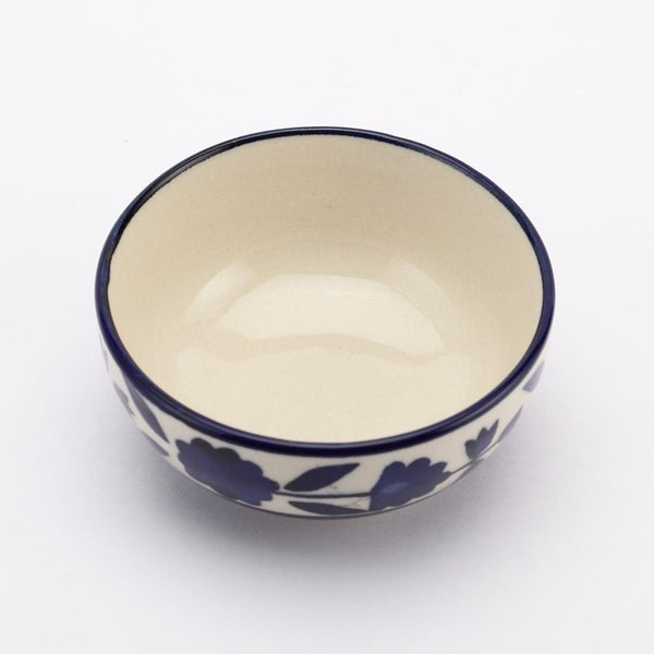 Ceramic Blue Pottery Bowl- Set Of 4 - The Decor Mart 