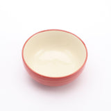 Ceramic Red Spiral Bowl- Set Of 4 - The Decor Mart 