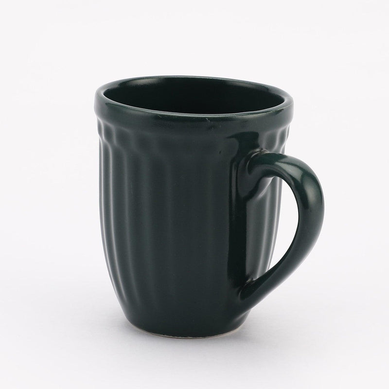 Ceramic Teal Blue Coffee Mug Set Of 6 - The Decor Mart 
