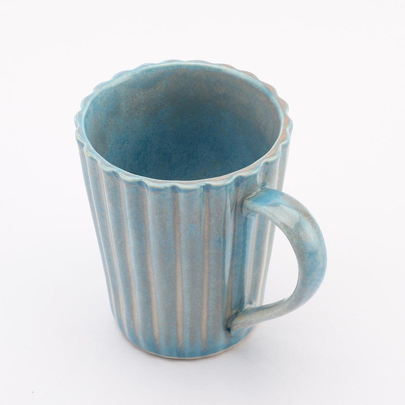 Ceramic Blue Coffee Mug Set Of 6 - The Decor Mart 