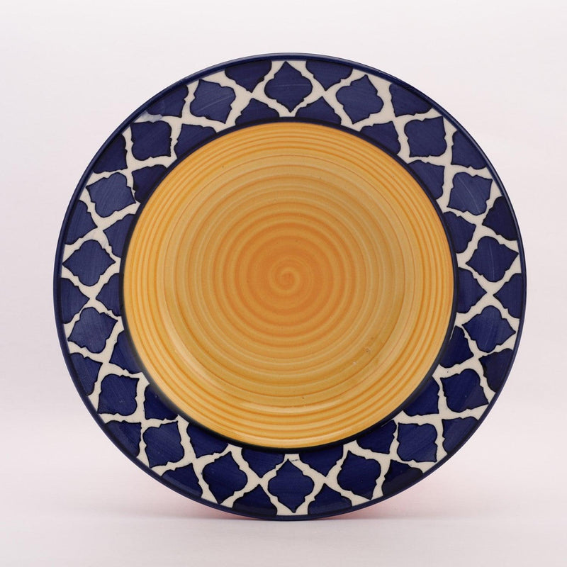 Ceramic Fusion Pasta Plate With Spoon - The Decor Mart 