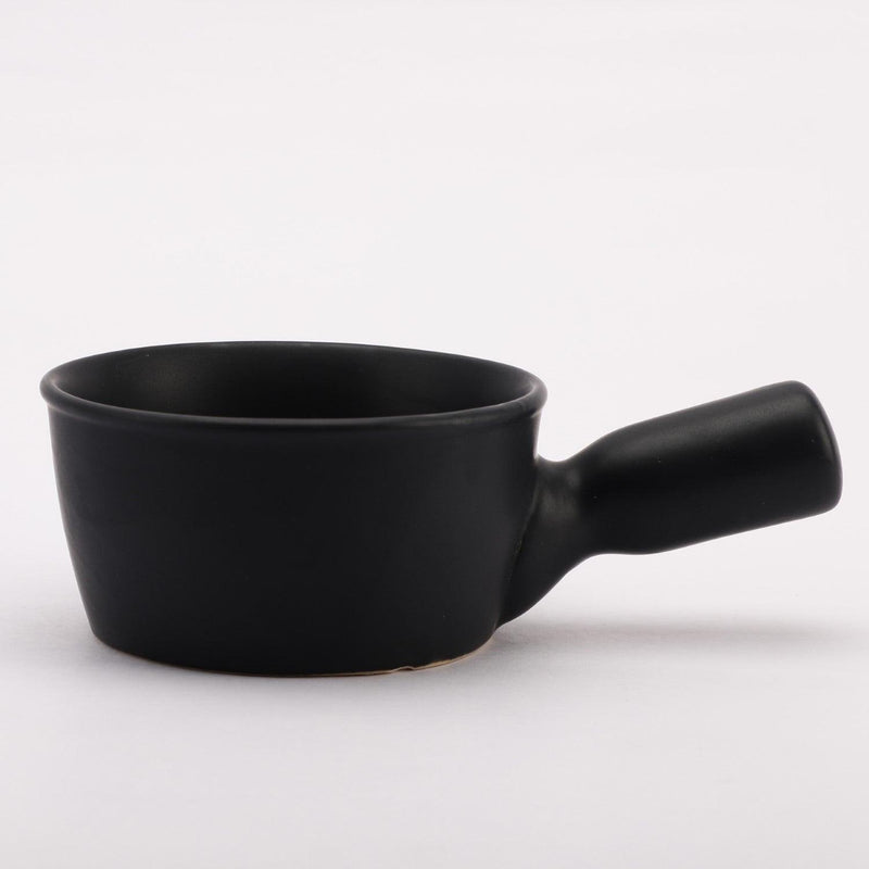 Ceramic Matte Black Handel Snack Bowl - The Decor Mart 