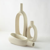 Hollow Ceramic Vase- Set of 3
