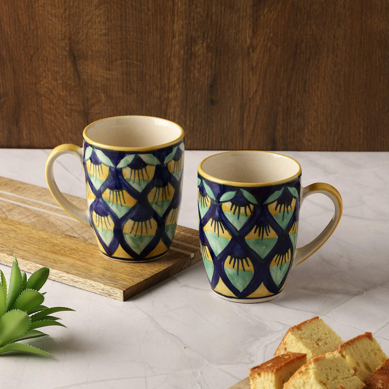 Mandala print mug - set of 2 - The Decor Mart 
