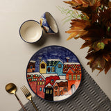 Snowy Town Dinner plate and 2 Bowls - The Decor Mart 
