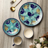 Ceramic Whimsical birds dinner set - The Decor Mart 