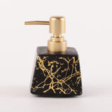 Quad Ceramic Soap Dispenser- Black - The Decor Mart 
