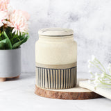 Ceramic Semi-Glazed Storage Jar- Medium - The Decor Mart 