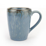 Ceramic Leaf Mug- Navy(Set of 2) - The Decor Mart 