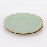 Ceramic Swirls Quarter Plate- Set of 2 - The Decor Mart 