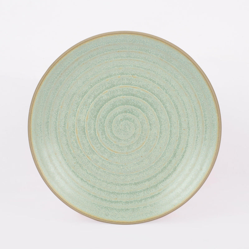 Ceramic Swirls Dinner  Plate- Set of 2 - The Decor Mart 