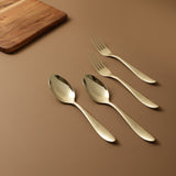 French Gold Cutlery Set of 4