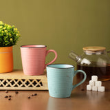 Ceramic Concept Mugs- Pink &  Blue - The Decor Mart 