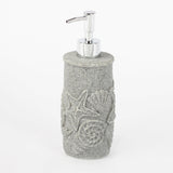 Seashell Soap Dispenser- Charcoal - The Decor Mart 