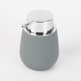 Rounded Soap Dispenser- Grey - The Decor Mart 