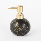 Marble Textured Soap Dispenser- Black - The Decor Mart 
