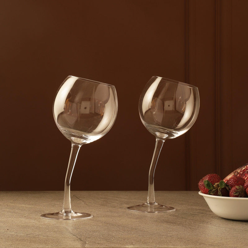 Dancing Wine Glass- Set Of  2 - The Decor Mart 