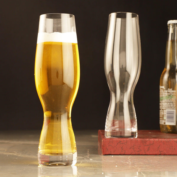 Curvy Beer Glass- Set of 2 - The Decor Mart 
