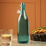 Glass Tint Flip Bottle- Blue - The Decor Mart 