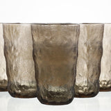 Glass Frosted Glass Set Of 6 - The Decor Mart 