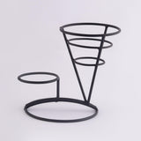 Metal Snack Basket with Dip Bowl - The Decor Mart 