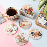 Graphic Home Coaster- Set of 6 - The Decor Mart 