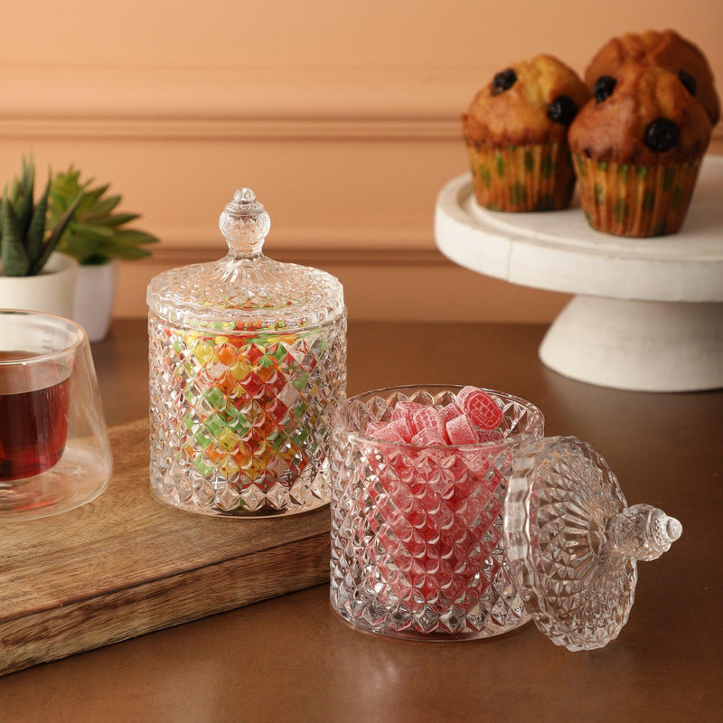 Glass Arabian Candy Jar - The Decor Mart 