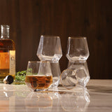 Geometric Whiskey Glass Set Of 6 - The Decor Mart 