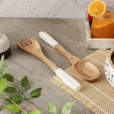 Wooden Cutlery- White - The Decor Mart 