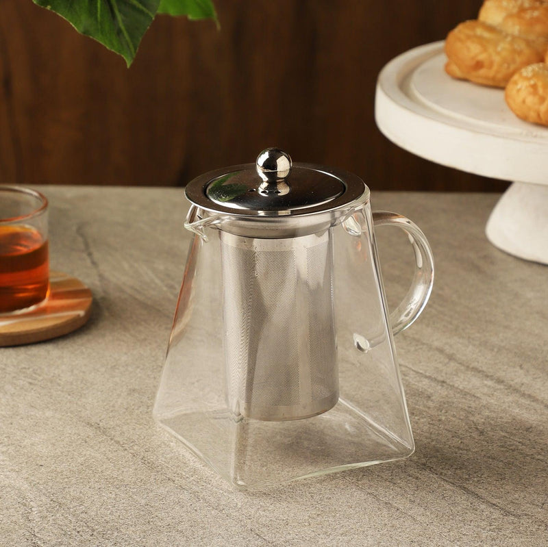 Glass Quad Infuser Teapot - The Decor Mart 