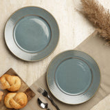 Ceramic Icy Dinner Plate- Set Of 2 - The Decor Mart 