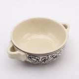 Ceramic Floral Handpainted Bowl - The Decor Mart 
