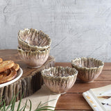 Ceramic Frosted Bowl- Set Of 4 - The Decor Mart 