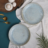 Ceramic Spotted Dinner Plate- Set Of 2 - The Decor Mart 